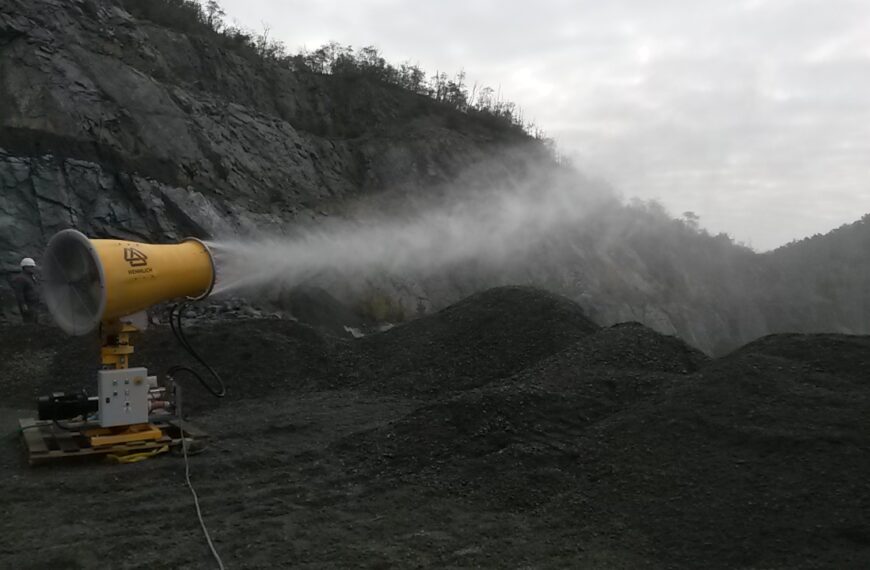 Fog Cannon, Teknologi Pengendali Debu yang Semakin Banyak Digunakan di Area Tambang